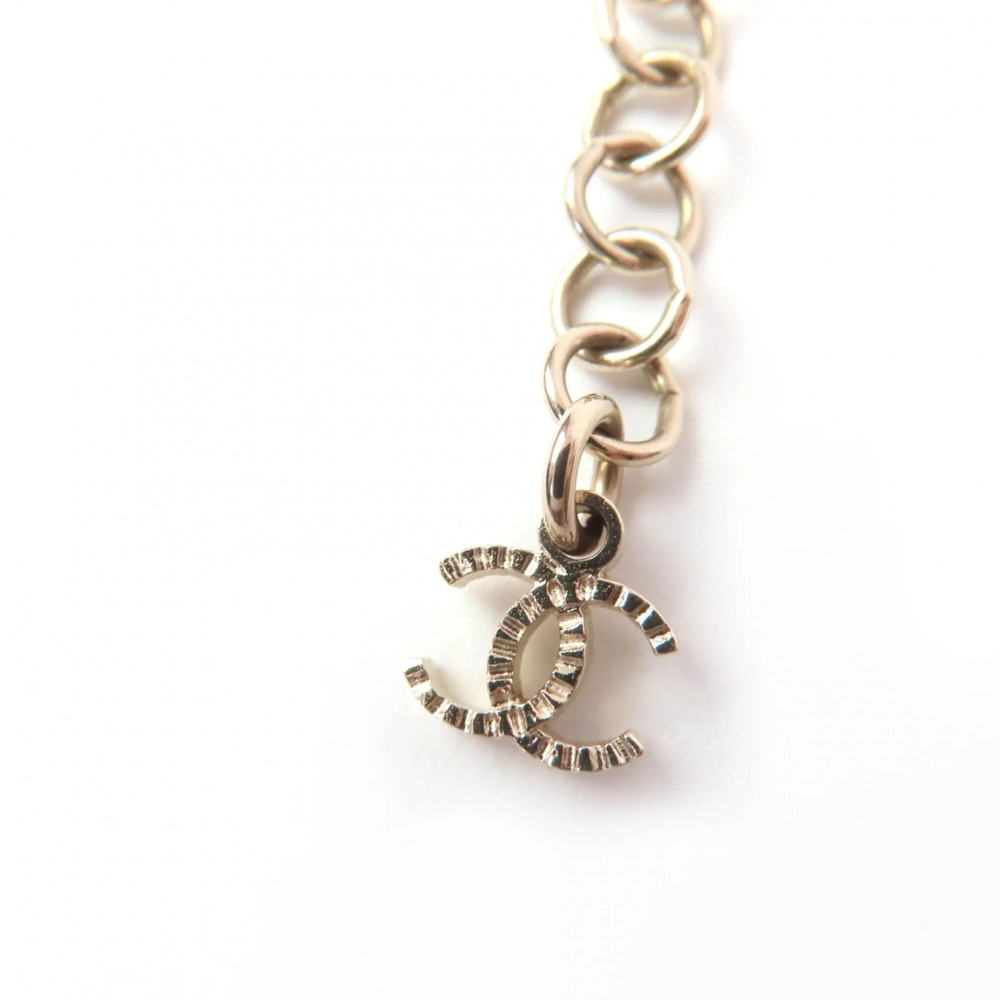 CHANEL Authentic Gold Pearl Logo Charm Bracelet - Picture 6 of 6
